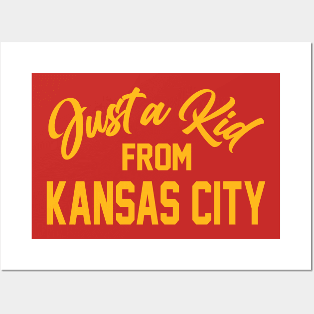 KANSAS CITY MISSOURI - Just a kid Wall Art by ROBZILLANYC